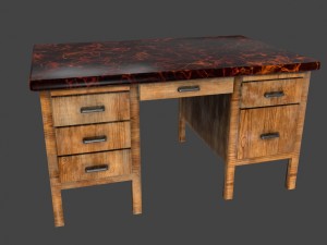 desk 3D Modell