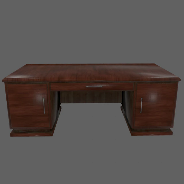 Schreibtisch 1 3D Modell .c4d .max .obj .3ds .fbx .stl .blend 