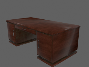 desk 1 Model 3D