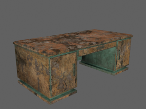desk Model 3D