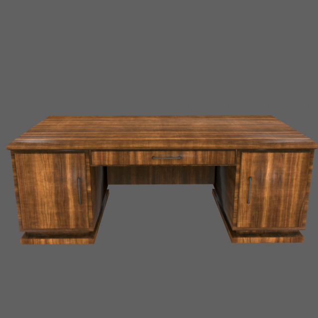 desk Modello 3D .c4d .max .obj .3ds .fbx .stl .blend 