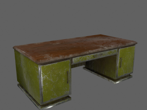 desk 3D 모델