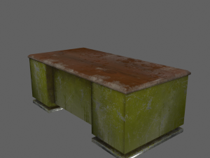desk 3D 모델
