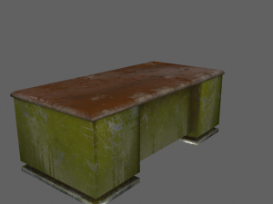 desk 3D 모델
