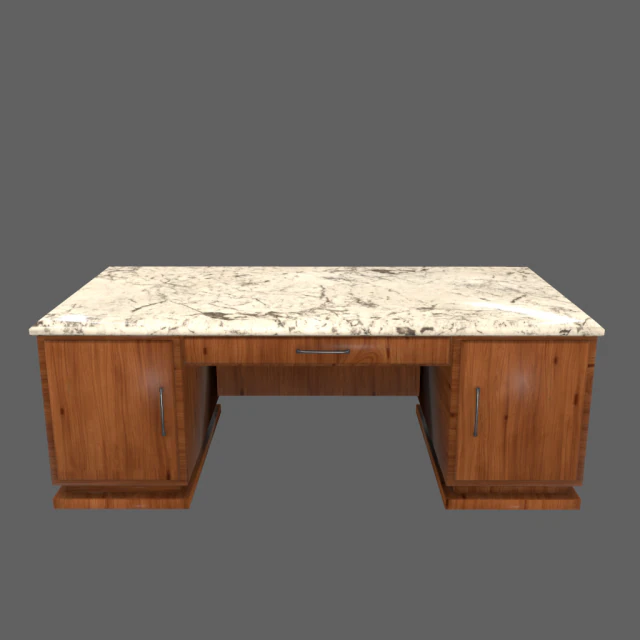 desk 3D Model .c4d .max .obj .3ds .fbx .stl .blend 