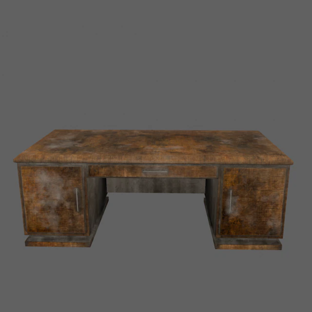 desk 3D Model .c4d .max .obj .3ds .fbx .stl .blend 