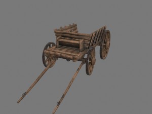 woodencart 3D Model