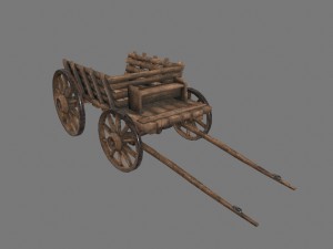 woodencart 3D Model