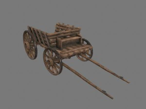 woodencart 3D Model