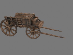 woodencart 3D Model