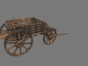 woodencart 3D Model