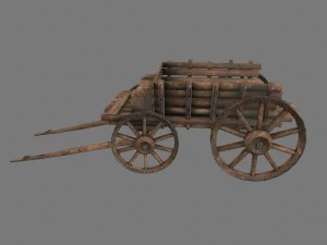 woodencart 3D Model