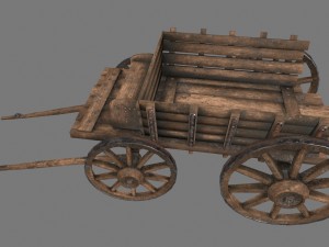 woodencart 3D Model