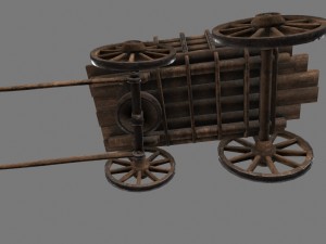 woodencart 3D Model