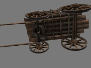 woodencart 3D Model