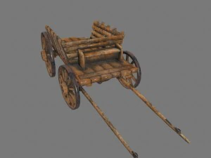 woodencart 3D Model