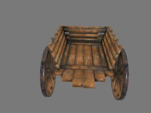 woodencart 3D Model