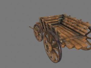 woodencart 3D Model