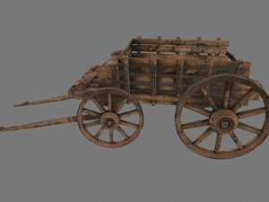 woodencart Modello 3D
