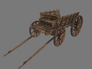 woodencart Modello 3D