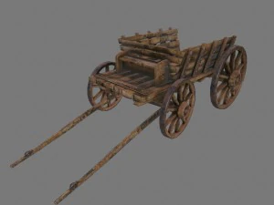 woodencart 3D Model