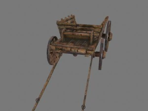 woodencart 3D Model