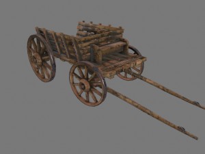 woodencart Modello 3D