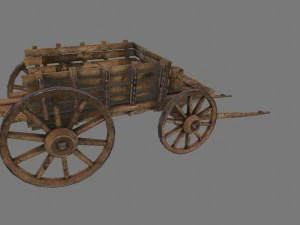 woodencart 3D Model