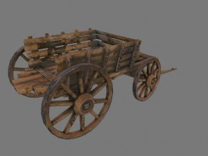 woodencart 3D Model