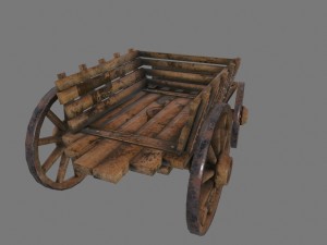 woodencart Modello 3D