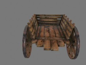 woodencart 3D Model