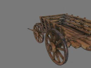 woodencart 3D Model