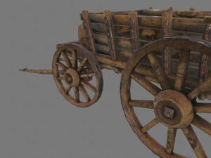 woodencart 3D Model