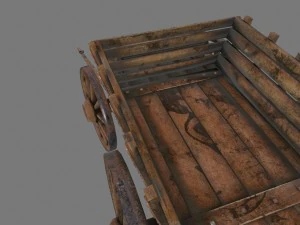 woodencart 3D Model