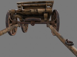 woodencart Modello 3D