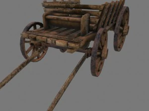 woodencart 3D Model