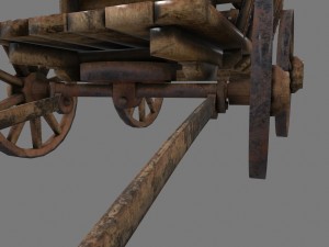 woodencart Modello 3D