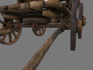 woodencart 3D Model