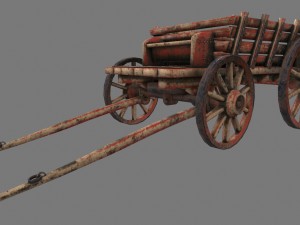 woodencart 3D Model