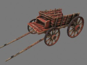 woodencart 3D Model