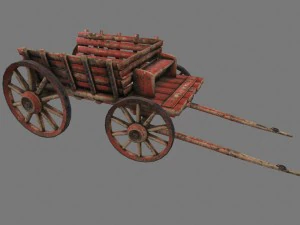 woodencart 3D Model