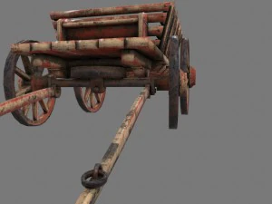 woodencart 3D Model