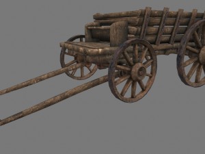 woodencart 3D Model