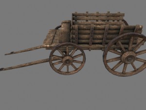 woodencart 3D Model