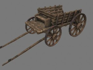 woodencart 3D Model