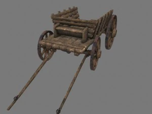 woodencart 3D Model
