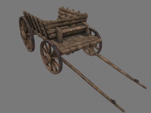woodencart 3D Model