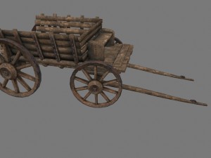 woodencart 3D Model