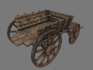 woodencart 3D Model