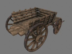 woodencart 3D Model